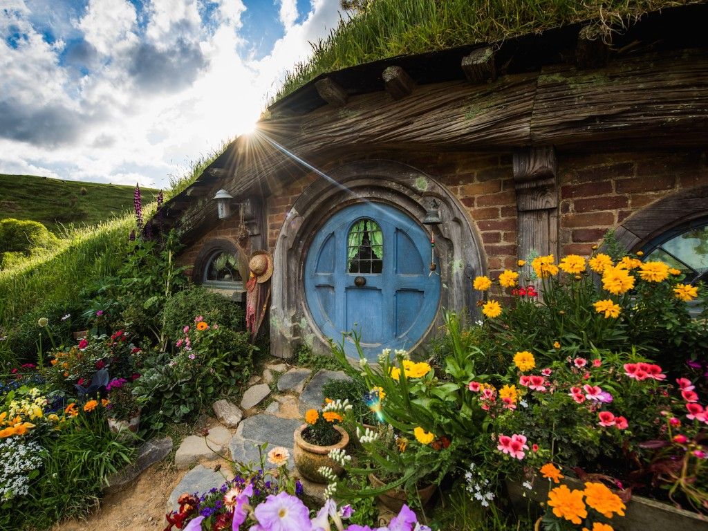 Hobbiton Movie Set 