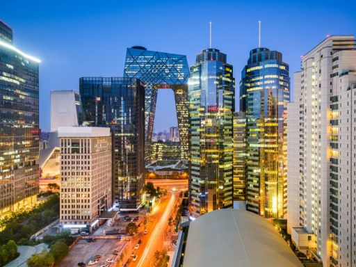 Beijing Central Business District Cityscape