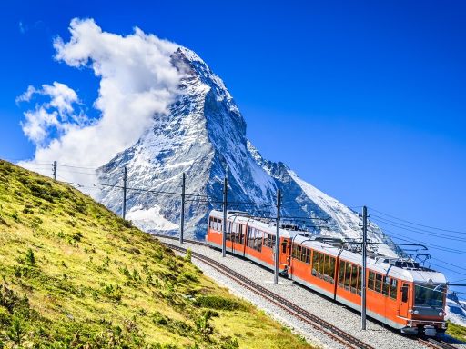 Gornergratbahn and Matterhorn